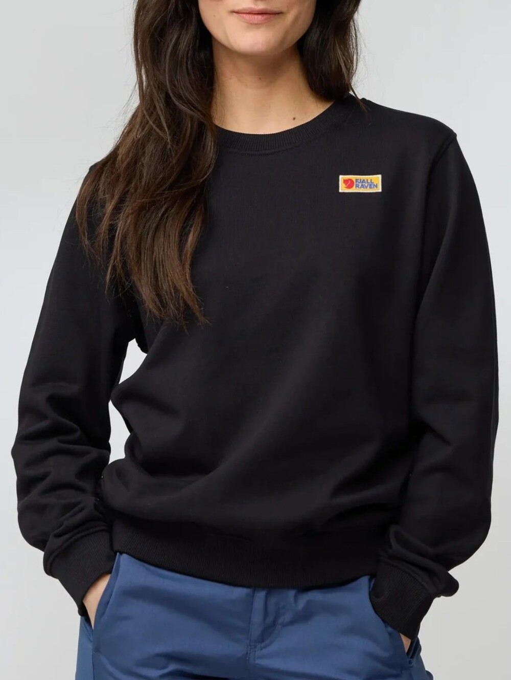 Fjall Raven Vardag Sweater Pullover Sweatshirt In Black Size XS